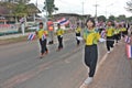 Parade in sport day of primary students.